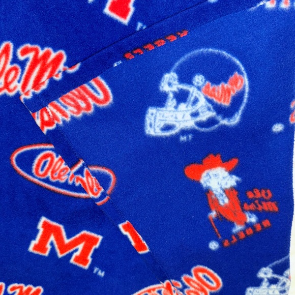 Custom Ole Miss Colonel Rebb kids fleece blanket - Picture 7 of 9